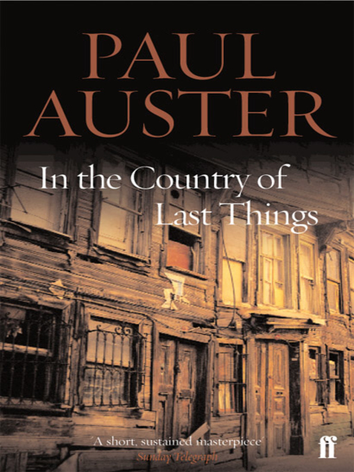 Upplýsingar um In the Country of Last Things eftir Paul Auster - Biðlisti